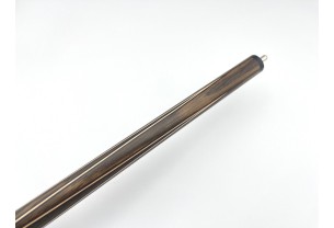 Бильярдный кий ручной работы Тюльпан-Цветок напряжённый запил махенга, чёрный граб