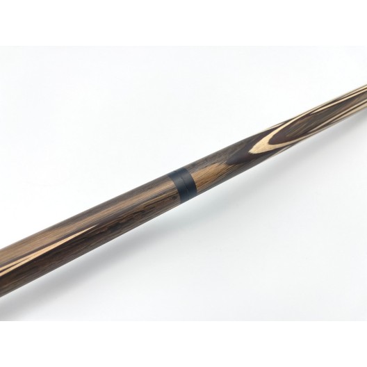 Бильярдный кий ручной работы Тюльпан-Цветок напряжённый запил махенга, чёрный граб