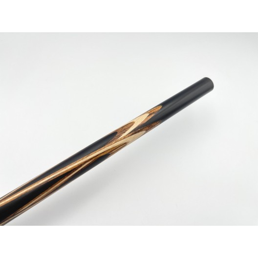 Більярдний кий Тюльпан-Павутина чорний граб, зебрано з насічкою