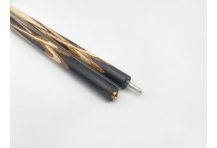 Більярдний кий Тюльпан-Павутина чорний граб, зебрано з насічкою