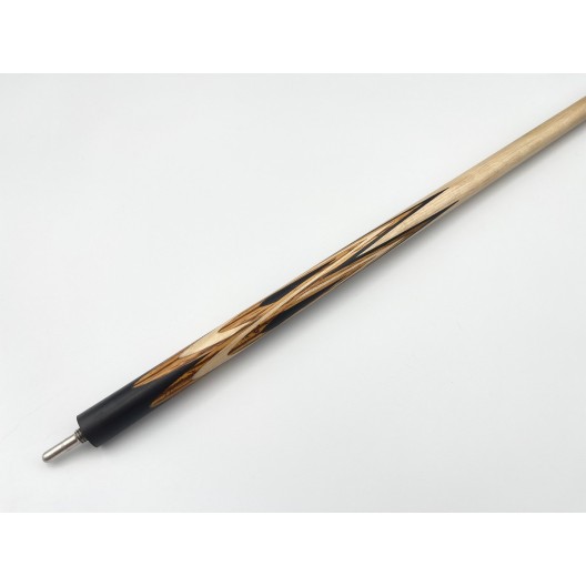 Більярдний кий Тюльпан-Павутина чорний граб, зебрано з насічкою