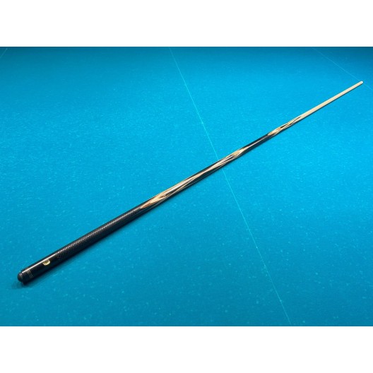 Більярдний кий Тюльпан-Павутина чорний граб, зебрано з насічкою