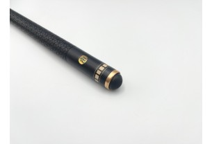 Більярдний кий Класик 10 запилів чорний граб, мовінгу з насічкою, трискладовий