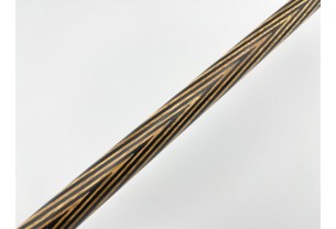 Більярдний кий Класик 10 запилів чорний граб, мовінгу з насічкою, трискладовий