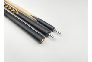 Більярдний кий Класик 10 запилів чорний граб, мовінгу з насічкою, трискладовий