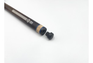 Бильярдный кий ручной работы Тюльпан-Цветок напряжённый запил чёрный, зелёный, синий, красный граб