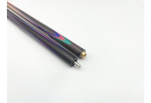 Бильярдный кий ручной работы Тюльпан-Цветок напряжённый запил чёрный, зелёный, синий, красный граб