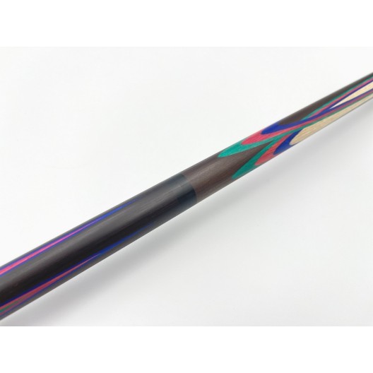 Бильярдный кий ручной работы Тюльпан-Цветок напряжённый запил чёрный, зелёный, синий, красный граб