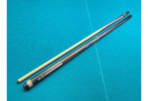 Бильярдный кий ручной работы Тюльпан-Цветок напряжённый запил чёрный, зелёный, синий, красный граб